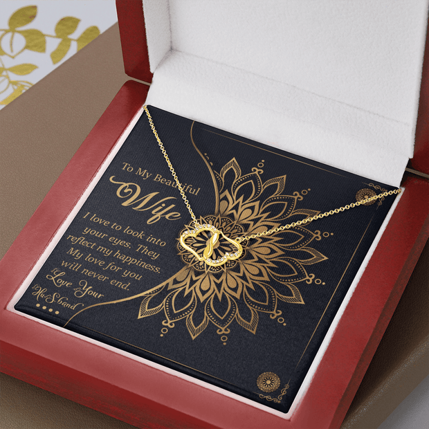 Gold Necklace, 18 Diamonds, My Wife Looking Into Your Eyes - Kubby&Co Worldwide