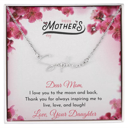 Mother's Day With Love, Signature Style Necklace, Inspiring Me - Kubby&Co Worldwide