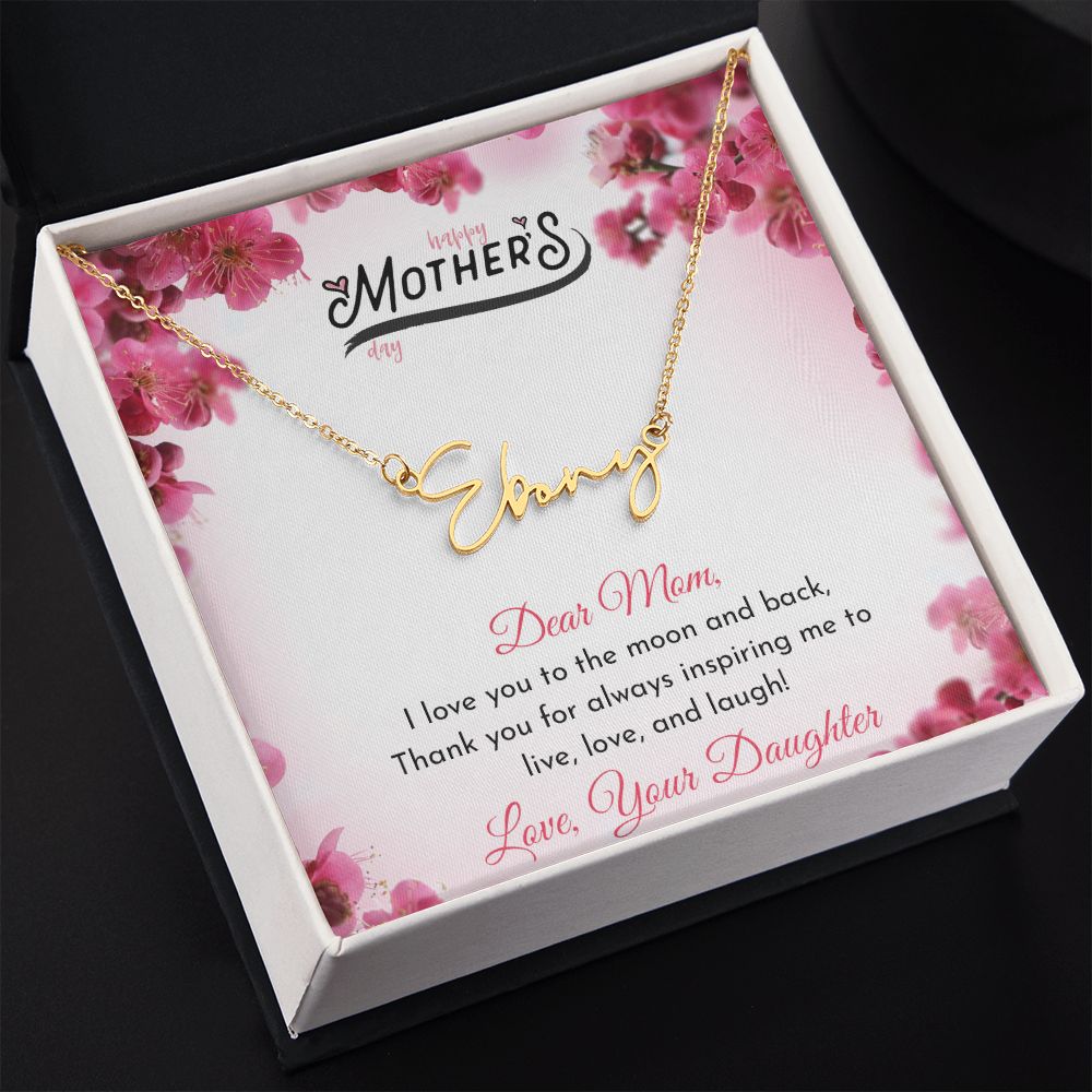 Mother's Day With Love, Signature Style Necklace, Inspiring Me - Kubby&Co Worldwide