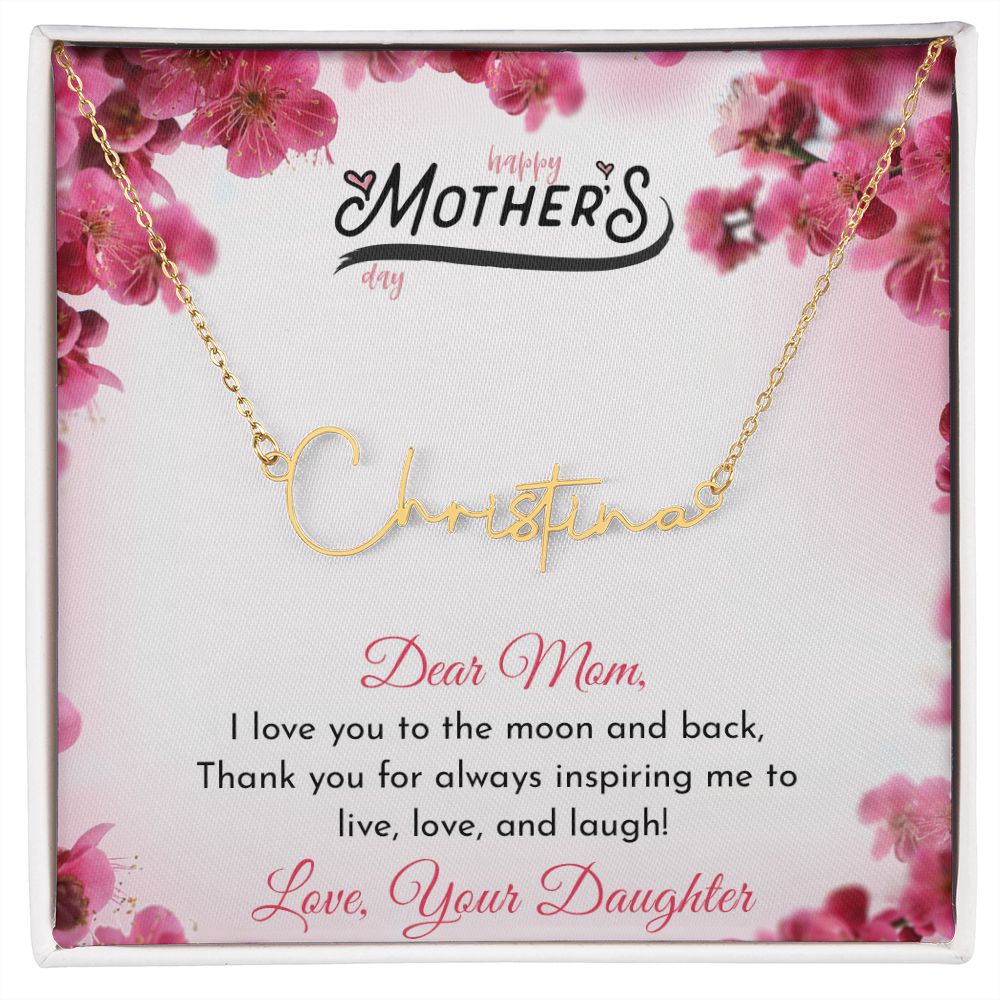 Mother's Day With Love, Signature Style Necklace, Inspiring Me - Kubby&Co Worldwide