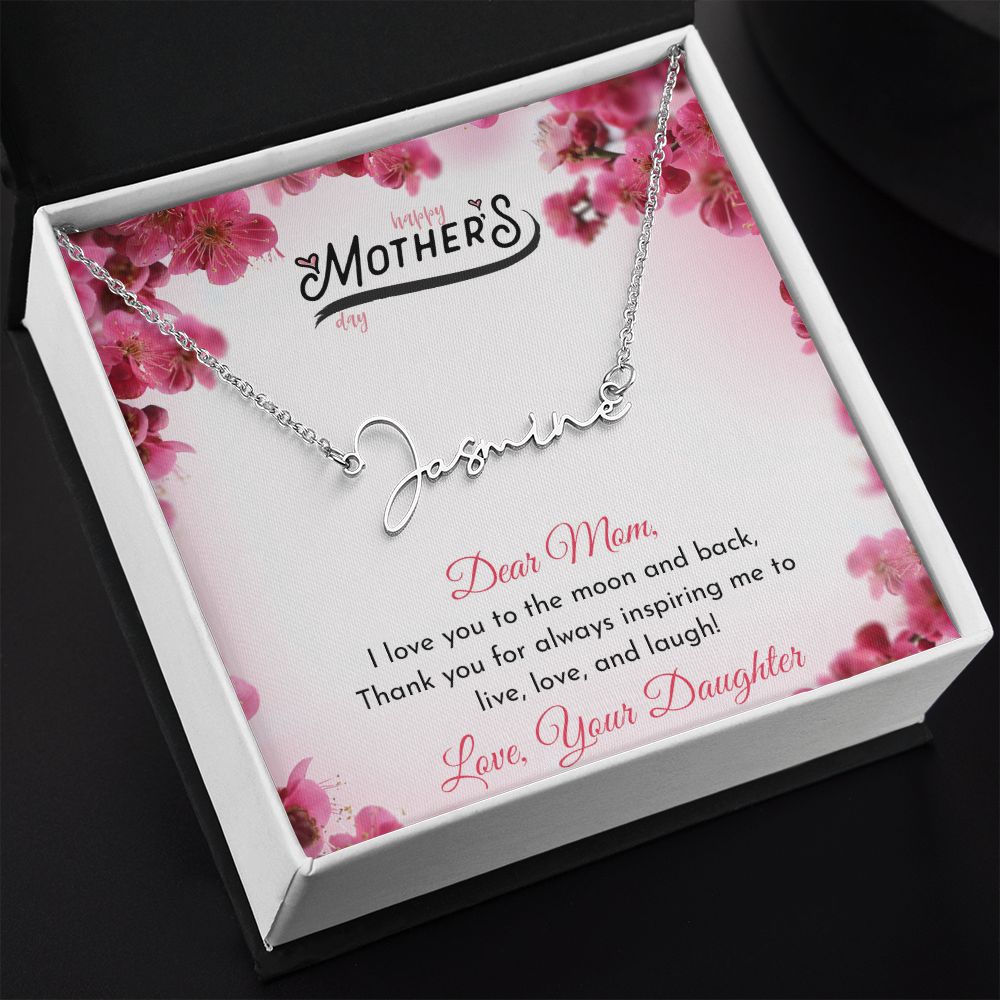 Mother's Day With Love, Signature Style Necklace, Inspiring Me - Kubby&Co Worldwide