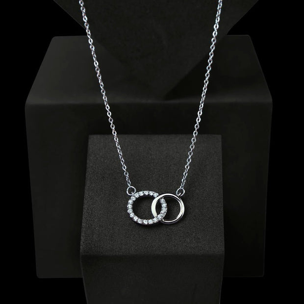 Mother's Day With Love, The Perfect Pair Necklace, From Daughter - Kubby&Co Worldwide