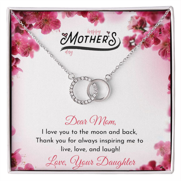 Mother's Day With Love, The Perfect Pair Necklace, Daughter - Kubby&Co Worldwide