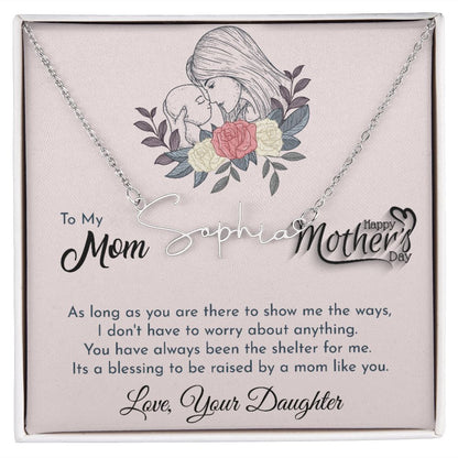 Mother's Day With Love, Signature Style Necklace, My Shelter - Kubby&Co Worldwide