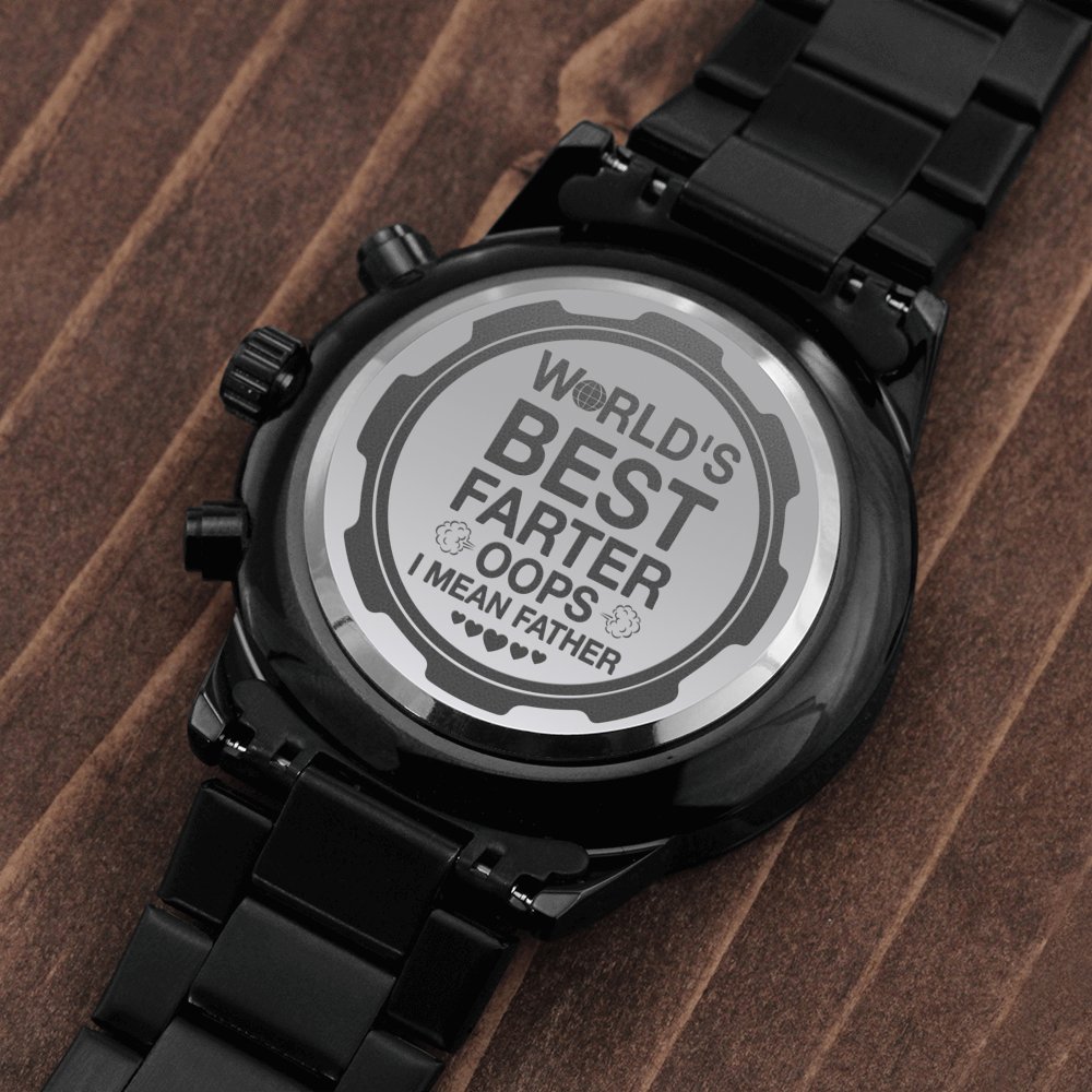 Best Gift For Dads, Quartz Movement Watch, World's Best Farter - Kubby&Co Worldwide