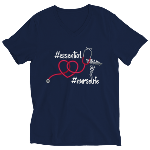 Nurse T-Shirt Risk So Much And Give So Much, Essential-Nurselife - Kubby&Co Worldwide