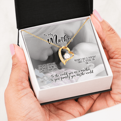 Mother's Day, You Are The World Gold Finished Pendant & Necklace - Kubby&Co Worldwide