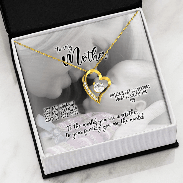 Mother's Day, You Are The World Gold Finished Pendant & Necklace - Kubby&Co Worldwide