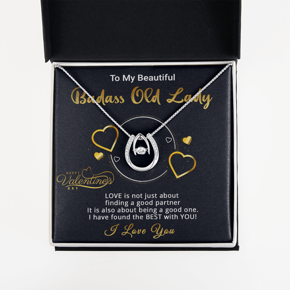 Gold Necklace, Valentine's Day Message Card, My Old Lady - Kubby&Co Worldwide