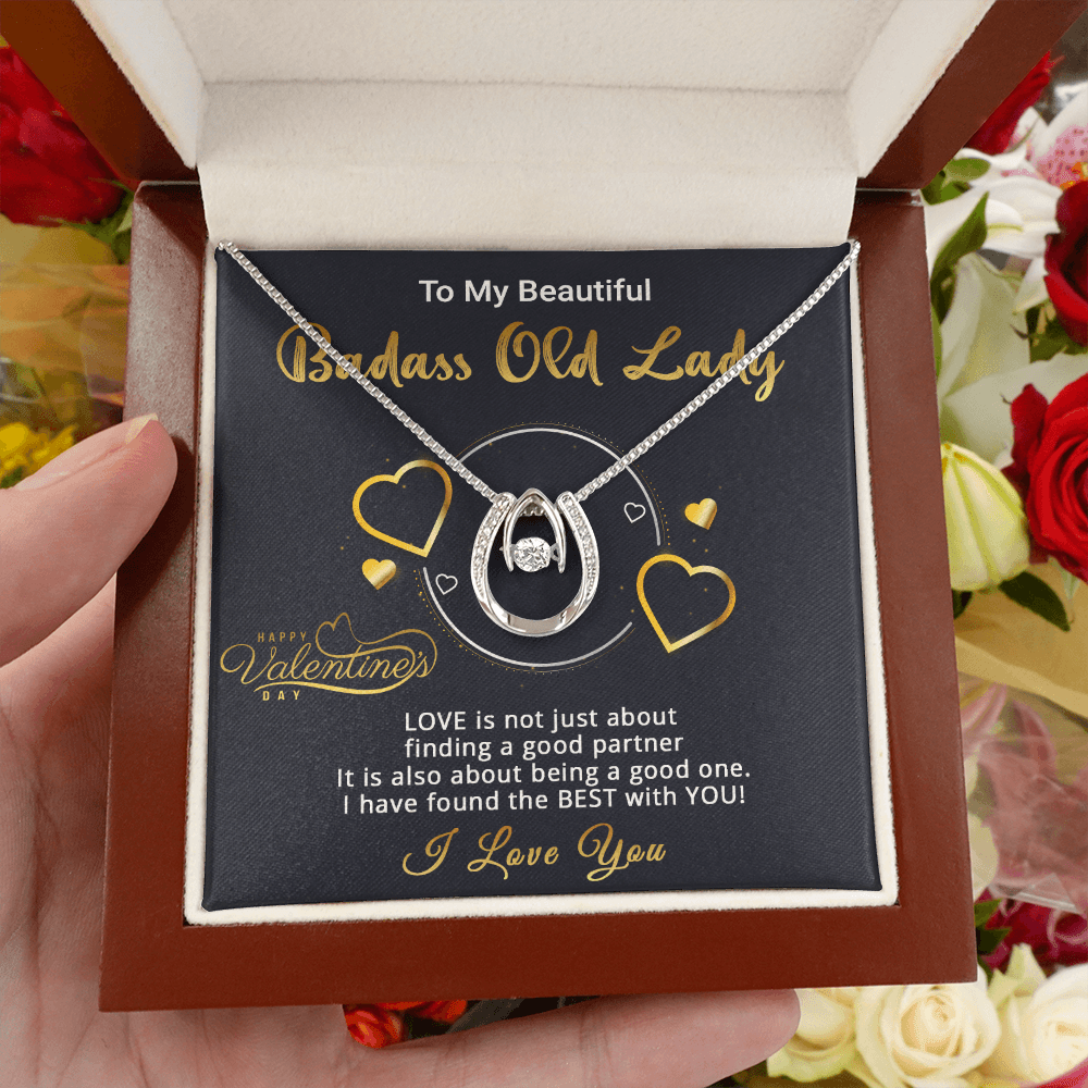 Gold Necklace, Valentine's Day Message Card, My Old Lady - Kubby&Co Worldwide