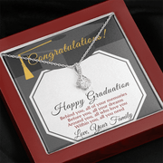 Happy Graduation Daughter, Alluring Beauty Necklace Gift - Kubby&Co Worldwide