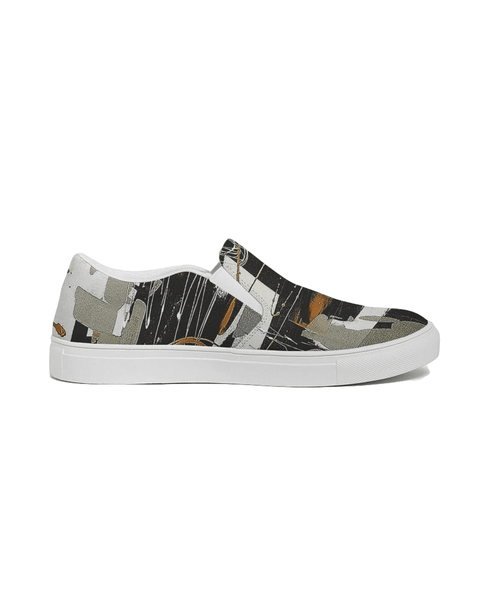 Custom Design, Women's Slip-On Canvas Shoe-Earth Tones - Kubby&Co Worldwide