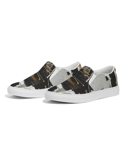 Custom Design, Women's Slip-On Canvas Shoe-Earth Tones - Kubby&Co Worldwide