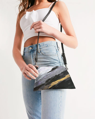 Shoulder Bag And Wristlet Combo, Custom Designed With Earth Tones - Kubby&Co Worldwide