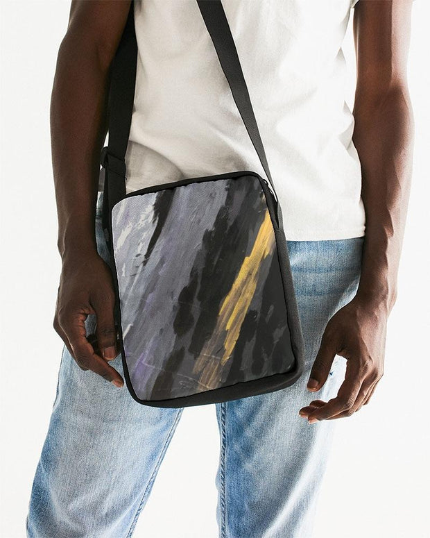 Cross Body Messenger Bag, Custom Design - Earth Tones - Kubby&Co Worldwide