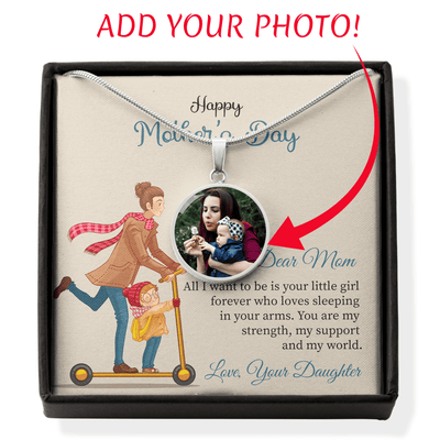 Mother's Day, Daughter to Mother Photo Upload and Engraved - Kubby&Co Worldwide