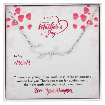 Mother's Day With Love, Signature Style Necklace, Amazing Woman - Kubby&Co Worldwide