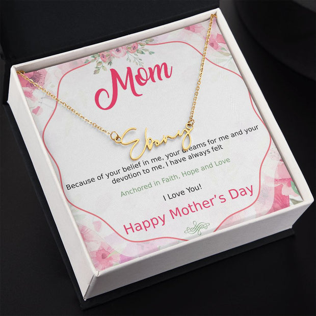 Mother's Day With Love, Signature Style Necklace, Hope And Love - Kubby&Co Worldwide