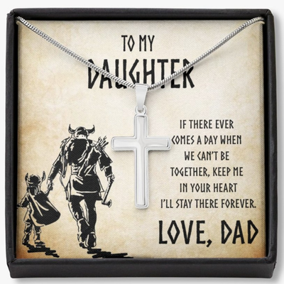 Cross Necklace, My Daughter, In Your Heart, Love Dad - Kubby&Co Worldwide