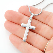 Cross Necklace, Stainless Steel, My Daughter, In Your Heart, Love Dad - Kubby&Co Worldwide