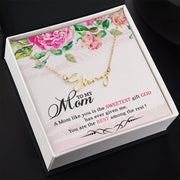 Mother's Day With Love, Signature Style Necklace, Sweetest Gift
