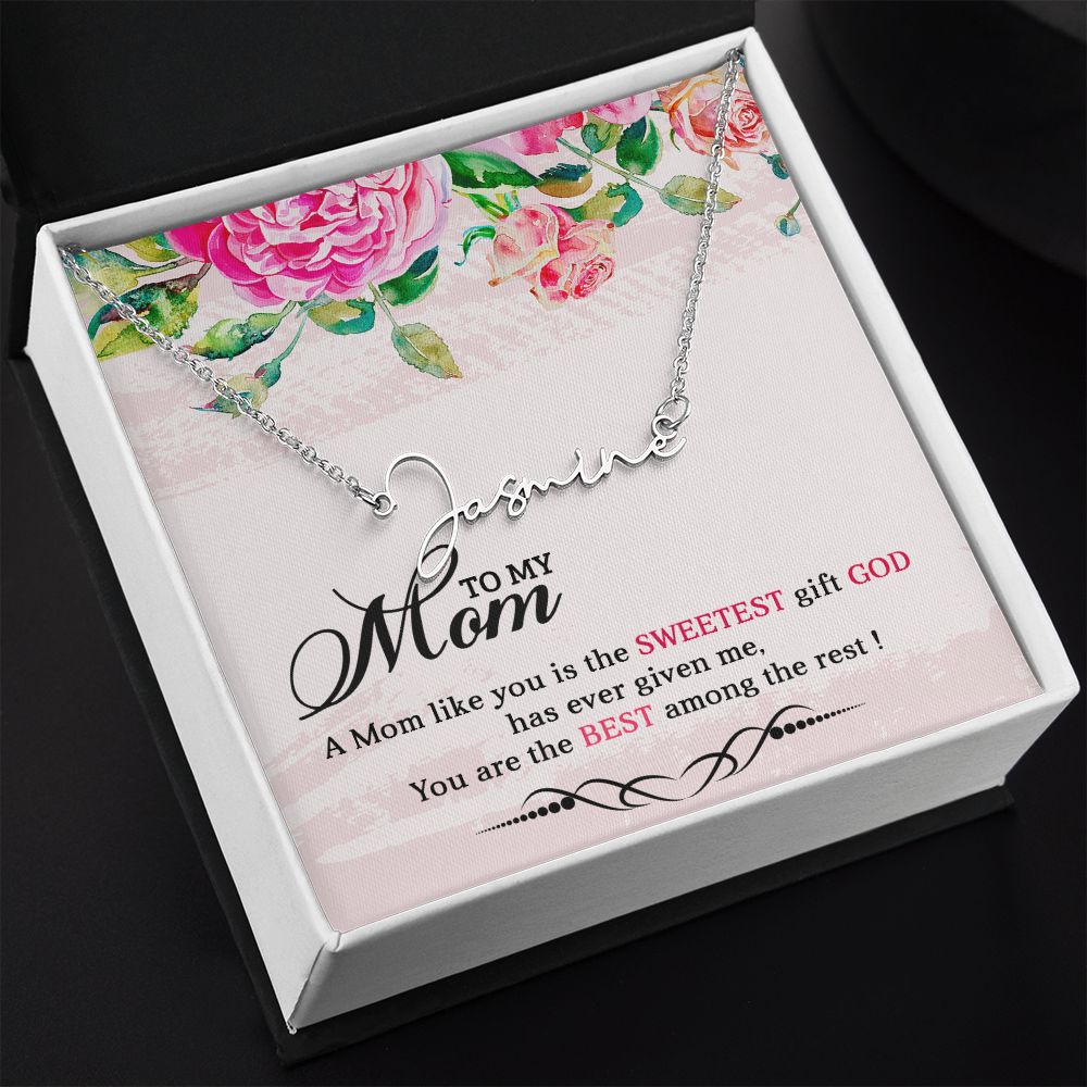 Mother's Day With Love, Signature Style Necklace, Sweetest Gift - Kubby&Co Worldwide