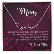 Signature Style Necklace, Mom With Love, Role Model - Kubby&Co Worldwide