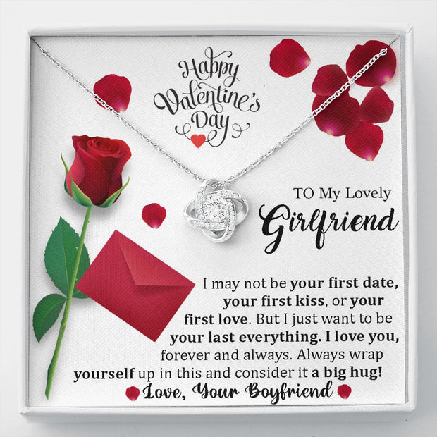 Valentines Love Knot Necklace To My Girlfriend With Love - Kubby&Co Worldwide