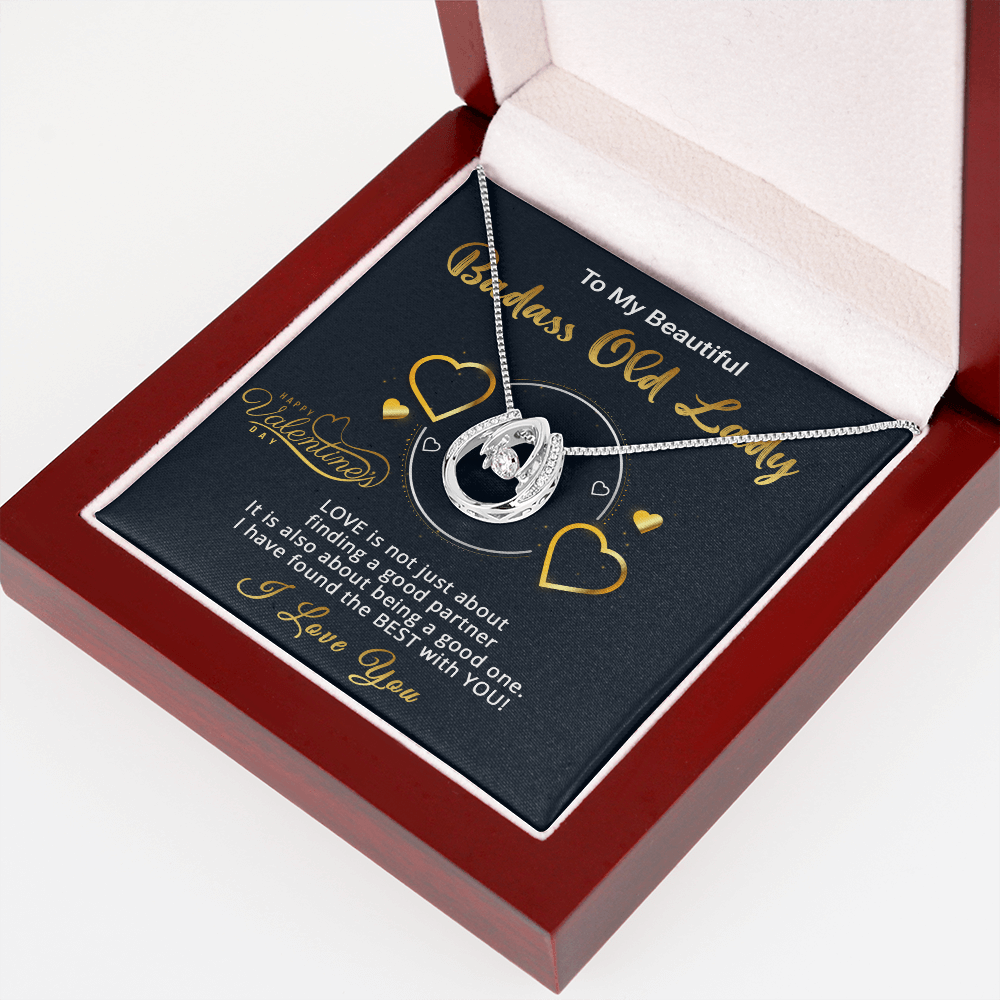 Gold Necklace, Valentine's Day Message Card, My Old Lady - Kubby&Co Worldwide