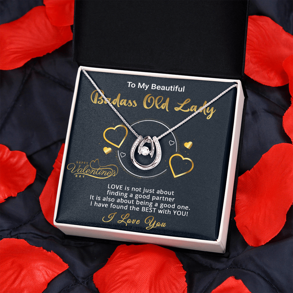 Gold Necklace, Valentine's Day Message Card, My Old Lady - Kubby&Co Worldwide