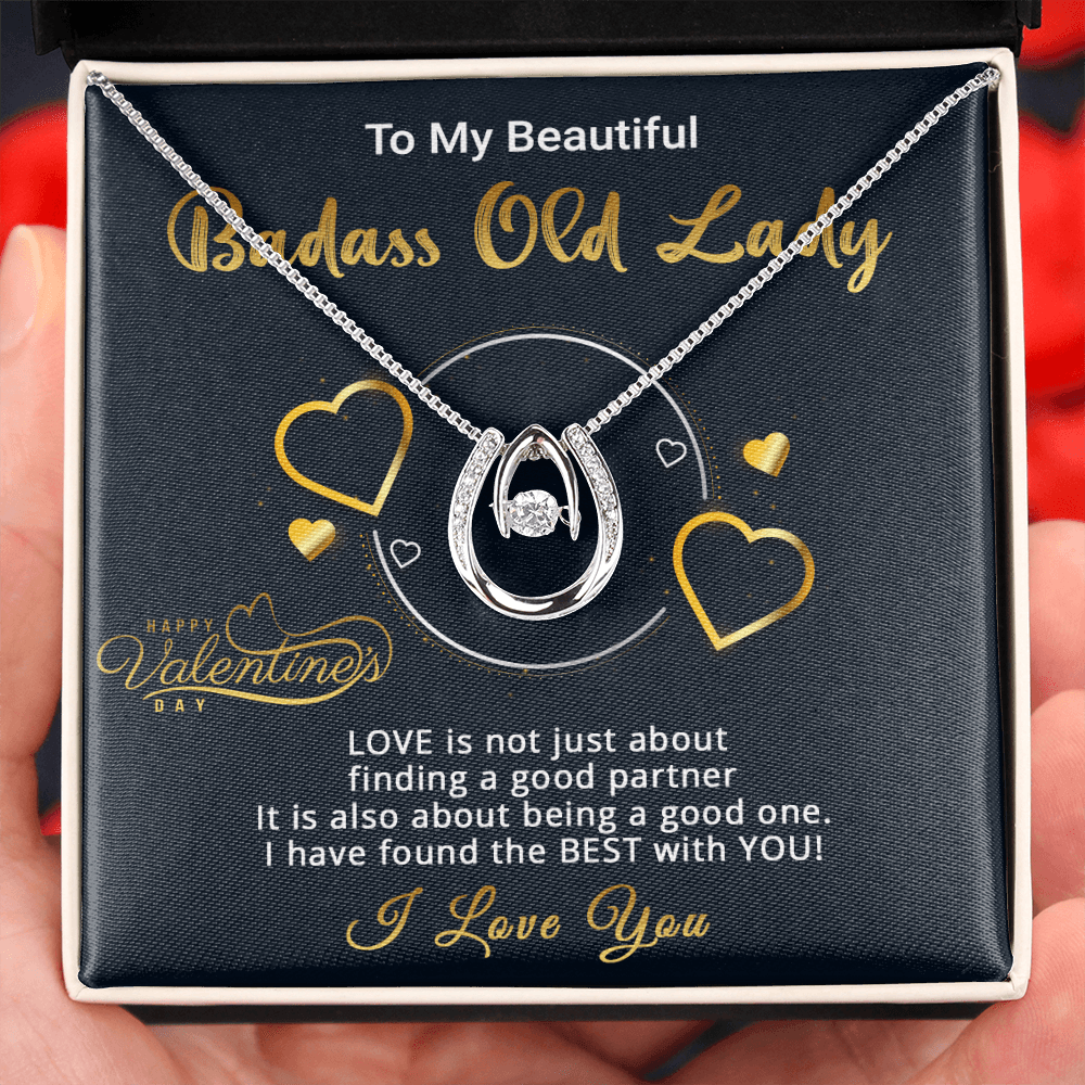 Gold Necklace, Valentine's Day Message Card, My Old Lady - Kubby&Co Worldwide