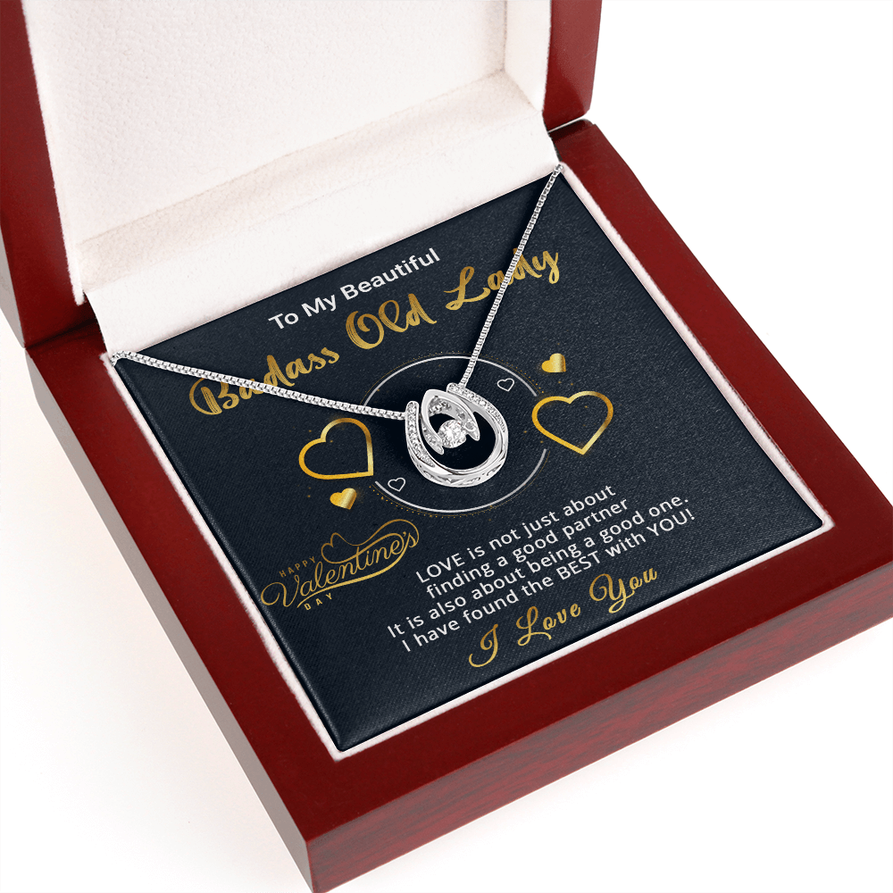 Gold Necklace, Valentine's Day Message Card, My Old Lady - Kubby&Co Worldwide