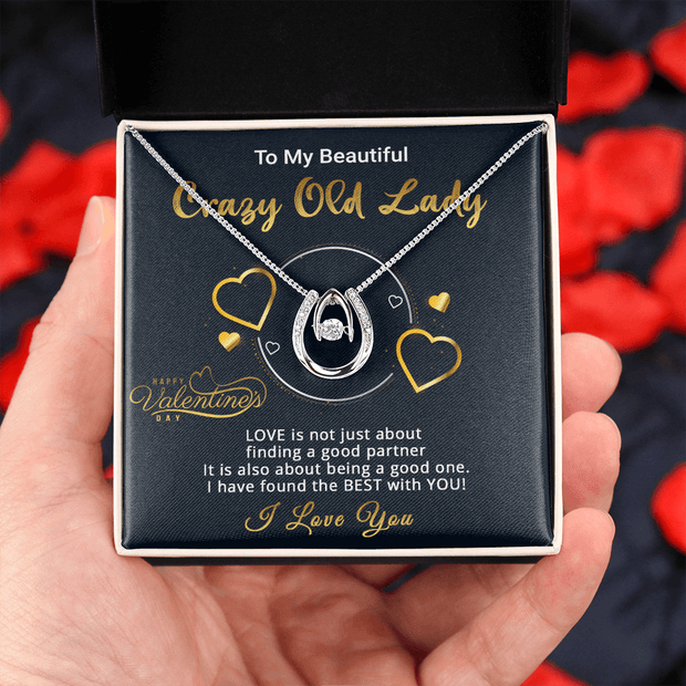 Gold Necklace, Valentine's Day Message Card, My Old Lady - Kubby&Co Worldwide