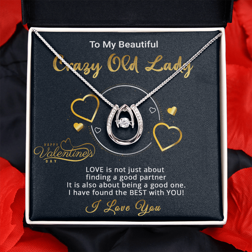 Gold Necklace, Valentine's Day Message Card, My Old Lady - Kubby&Co Worldwide