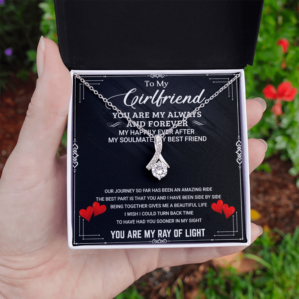 White Gold, Valentines Day Alluring Necklace, Girlfriend Soulmate - Kubby&Co Worldwide