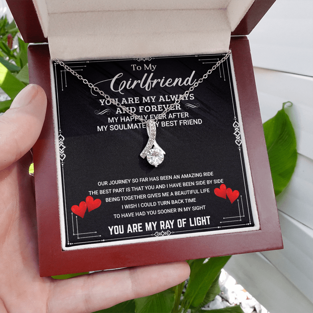 White Gold, Valentines Day Alluring Necklace, Girlfriend Soulmate - Kubby&Co Worldwide