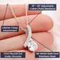 White Gold, Valentines Day Alluring Necklace, Gorgeous Girlfriend - Kubby&Co Worldwide