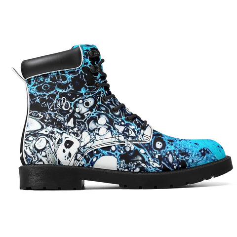 Women's Stylish All-Season Vegan Leather High Top Boots - Kubby&Co Worldwide