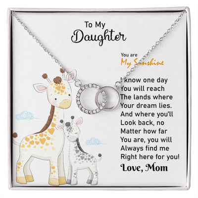 The Perfect Pair Necklace, Daughter My Sunshine - Kubby&Co Worldwide