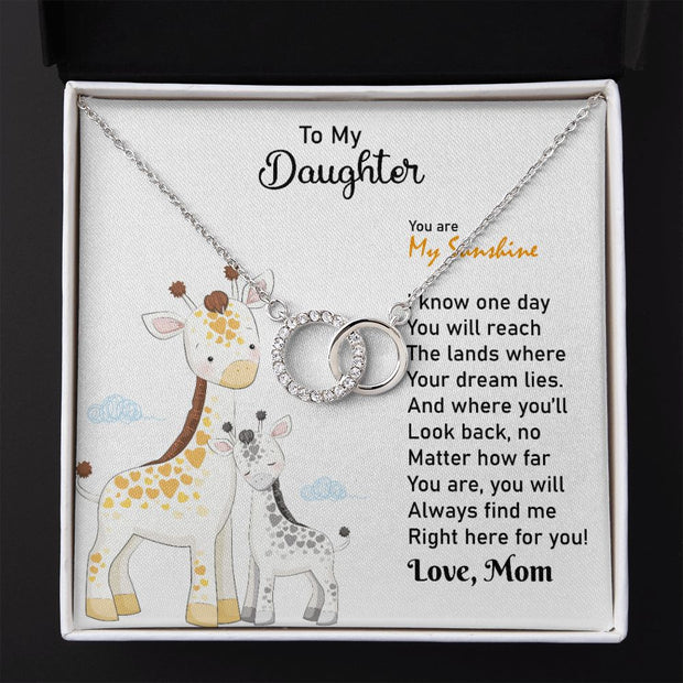 The Perfect Pair Necklace, Daughter My Sunshine - Kubby&Co Worldwide