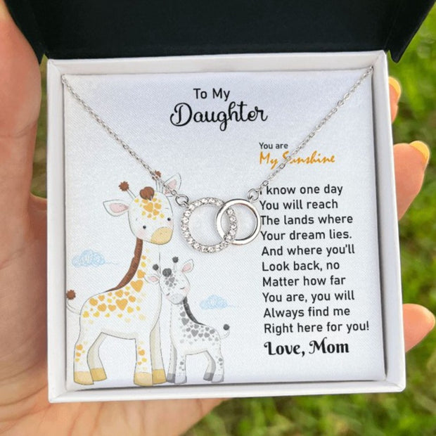 The Perfect Pair Necklace, Daughter My Sunshine - Kubby&Co Worldwide